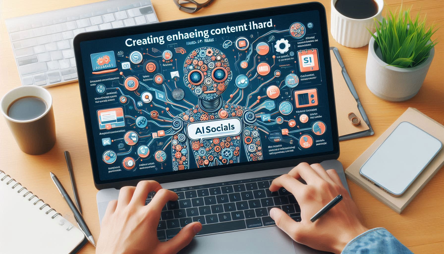 AI social media content creation