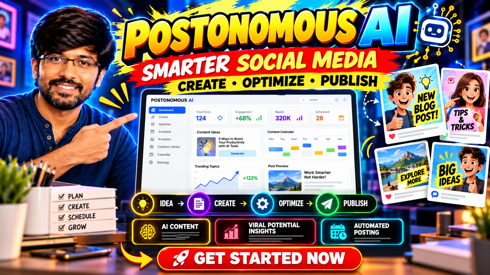 Postonomous AI